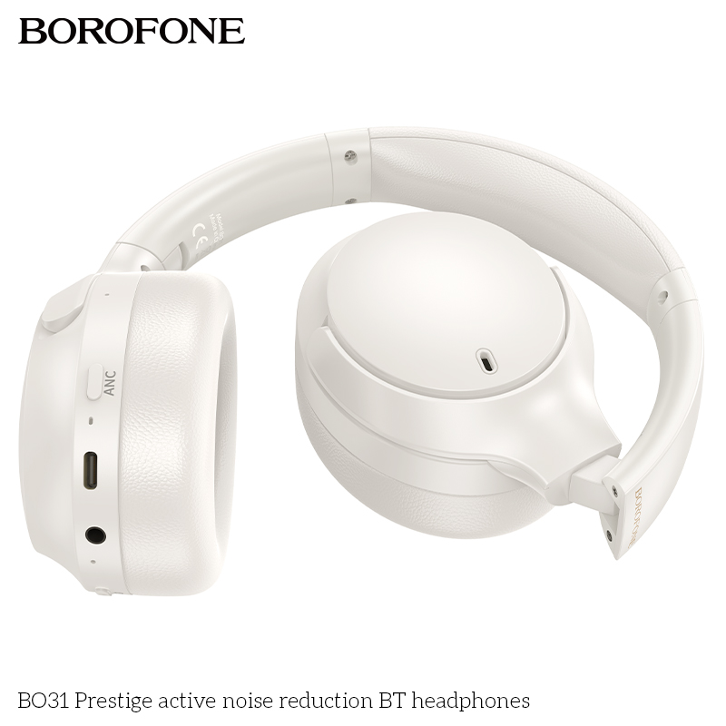 BOROFONE BO31 Prestige over-ear headphones ANC button NZ 6